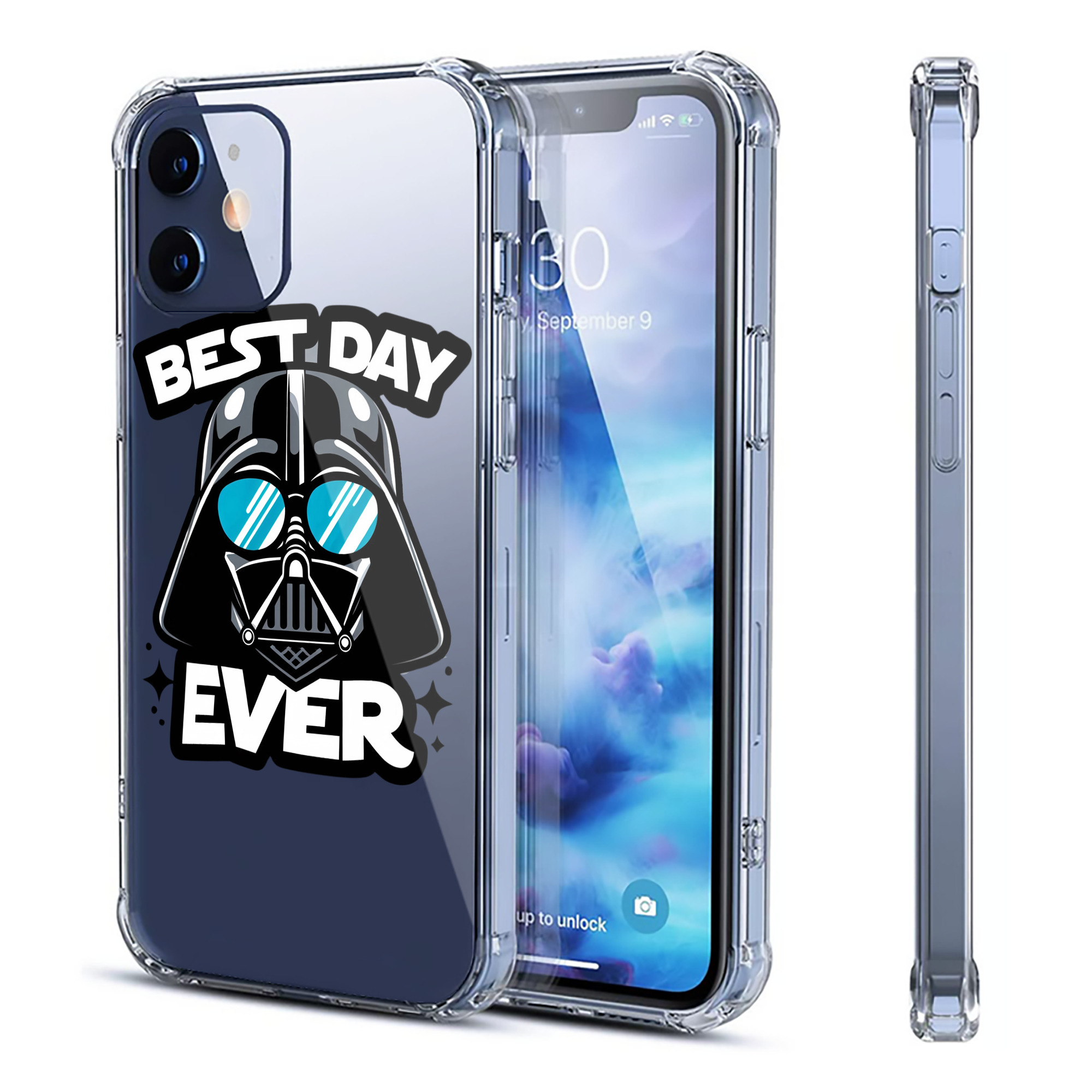 （画像用） スター・ウォーズ Star Wars 【iPhone 12シリーズ対応】透明スマホケース（クリアソフトケース）